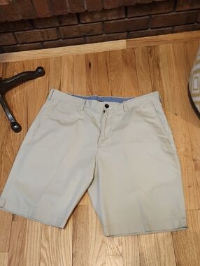 J. Crew Men's Flat-Front Khaki Shorts Club Short Style Size 38w Preppy Heritage